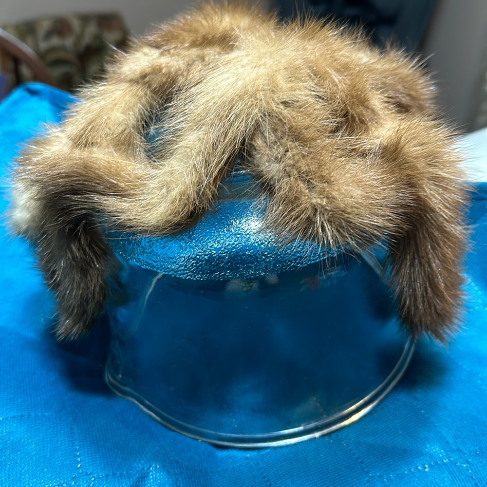 Women’s vintage fur hat.